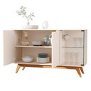 Ver imagem 4 de Buffet Tucumã com Puxador Usinado e Vidro em 4cm Temperado