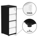 Ver mais imagens de Gaveteiro Arquivo para Escritório em Aço 4 Gavetas