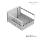 Ver imagem 7 de Gaveteiro Arquivo para Escritório em Aço 4 Gavetas