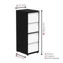 Ver imagem 4 de Gaveteiro Arquivo para Escritório em Aço 4 Gavetas