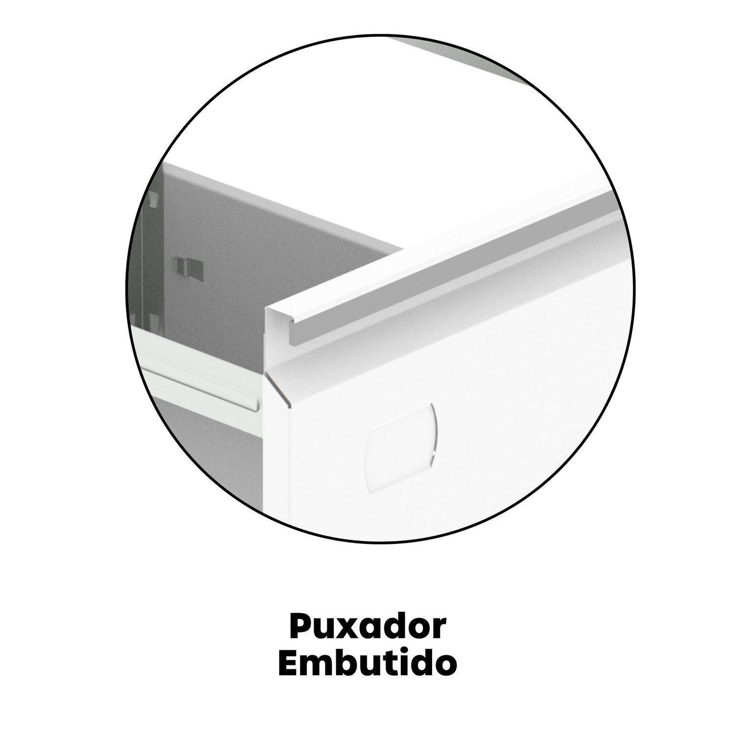Gaveteiro Arquivo para Escritório em Aço 4 Gavetas - 16