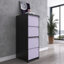 Ver imagem 1 de Gaveteiro Arquivo para Escritório em Aço 4 Gavetas