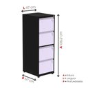 Ver imagem 4 de Gaveteiro Arquivo para Escritório em Aço 4 Gavetas