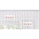 Ver imagem 4 de Cortina Bando Renda Cascata Cozinha Xicaras Café 3,15x0,95