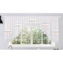 Ver imagem 2 de Cortina Bando Renda Cascata Cozinha Xicaras Café 3,15x0,95