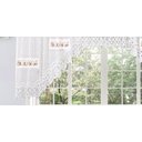 Ver imagem 5 de Cortina Bando Renda Cascata Cozinha Xicaras Café 3,15x0,95