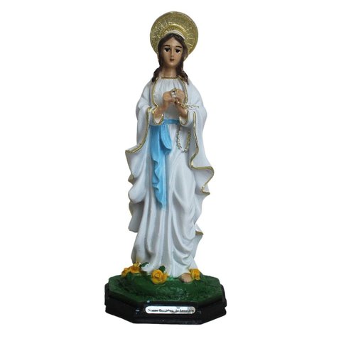 Imagem Nossa Senhora de Lourdes Resina 20 Cm