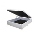 Ver imagem 1 de Baú Casal Branco Luxo Blindado Madeira 138x188x41