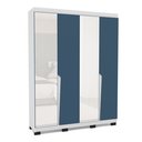 Ver imagem 2 de Guarda Roupa Casal 4 Portas 4 Gavetas com Espelho Porto
