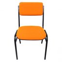 Ver imagem 1 de Cadeira Empilhável para Auditórios Linha Hotel Smart Laranja