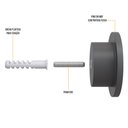 Ver imagem 4 de Kit 10 Pinos Suporte de Parede Madeira Preto Redondo Espelho Bolsa Cabide Decoração - Lyam Decor Pin