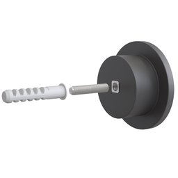 Kit 10 Pinos Suporte de Parede Madeira Preto Redondo Espelho Bolsa Cabide Decoração - Lyam Decor Pin - 6