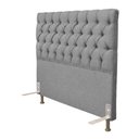 Ver imagem 2 de Cabeceira Para Cama Box Queen 1,6 M Lisboa:Suede Cinza Claro