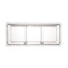 Petisqueira de Cristal C/3 Divisões Bolinha 30 X 13 X 3cm - 1