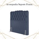 Ver imagem 5 de Cabeceira Solteiro 88 cm Milan Veludo Azul Soon