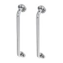 Ver imagem 3 de Alça Apoio Inox Reta Kit 4 unidades 40cm e 60cm Banheiro Idoso Cadeirante Acessibilidade