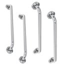 Ver imagem 1 de Alça Apoio Inox Reta Kit 4 unidades 40cm e 60cm Banheiro Idoso Cadeirante Acessibilidade