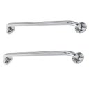 Ver imagem 5 de Alça Apoio Inox Reta Kit 4 unidades 40cm e 60cm Banheiro Idoso Cadeirante Acessibilidade
