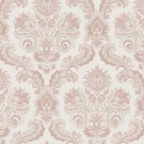 Papel de Parede Thema Damask Marrom 28824