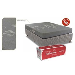 Colchão Solteiro Enrolado a Vácuo Espuma D28 Gray Bed In Box (88x188x19) - Kappesberg - 7