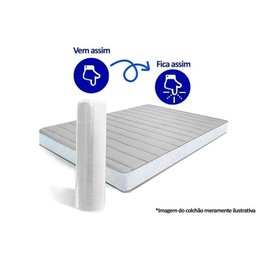 Colchão Solteiro Enrolado a Vácuo Espuma D28 Gray Bed In Box (88x188x19) - Kappesberg - 4