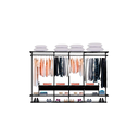 Ver imagem 1 de Closet Aramado - Linear Clr285 Gav Cor:preto;tamanho:3,10