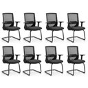 Ver imagem 1 de Kit 8 Cadeiras Interlocutor Office Chicago Fixa Rivatti