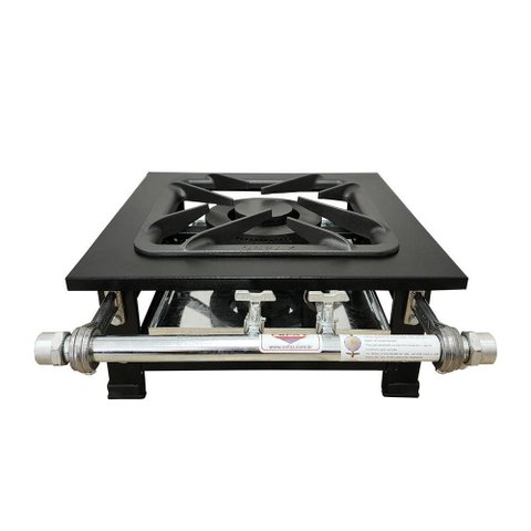 Fogão de Mesa 1 Boca Dupla Baixa Pressão Linha Gold Cefaz Cfzgm-114