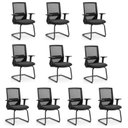 Ver imagem 1 de Kit 10 Cadeiras Interlocutor Office Chicago Fixa Rivatti