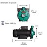 Bomba Th-16 2,0 Cv Rotor Monofásico Motor Thebe Ip55 127/220-254v - 2
