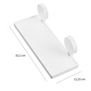 Ver imagem 3 de Prateleira para Banheiro com Adesivo 32,1cm Branco
