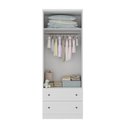 Ver imagem 2 de Guarda-Roupa Infantil 2 Portas 2 Gavetas Girassol Branco