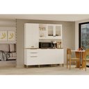 Ver imagem 2 de Armário de Cozinha Apolo 7 Portas 3 Gavetas MDF-MDP 180cm Branco