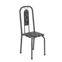 Conjunto de Mesa Tubular 70cm X 70cm Tampo Granito Topázio com 4 Cadeiras Lívia - 5