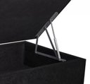 Ver imagem 3 de Cama Báu Base Box Solteiro Cinza Sintético, Rc.
