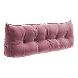 Almofada para Cabeceira Encosto Apoio Lombar Spot 140cm com Porta Celular Veludo - Desk Design - 1