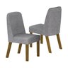 Conjunto Sala de Jantar Mesa Orgânica MDF 6 Cadeiras Isis - 5