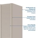 Ver imagem 7 de Guarda Roupa Planejado 1 Porta Ripada 40cm Samambaia CabeCasa MadeiraOriginals Off White