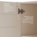Ver mais imagens de Guarda Roupa Planejado 1 Porta Ripada 40cm Samambaia CabeCasa MadeiraOriginals Off White
