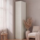 Ver imagem 1 de Guarda Roupa Planejado 1 Porta Ripada 40cm Samambaia CabeCasa MadeiraOriginals Off White