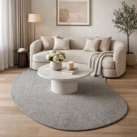 Tapete Elegant Organico #02 Light Gray 2,95x3,95:light Gray #02
