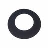 Anel de Acabamento Preto para Laje ou Parede para Dutos de 115 Mm de Diâmetro - 1