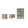 Quarto de Bebê Berço Arredondado 3 em 1 Guarda-roupa 4 Portas e Cômoda 100% Mdf Luly Espresso Móveis - 3