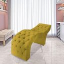 Ver imagem 2 de Maca Estofada Estética Cílios Salão Spa Suede Kelly Cor:amarelo