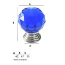 Ver imagem 2 de Puxador Cristal - IL 4501 - Cromado - Azul - 40MM