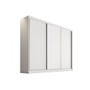 Ver imagem 1 de Guarda Roupa Casal 3 Portas de Correr e 8 Gavetas Arezzo Plus Branco - Novo Horizonte
