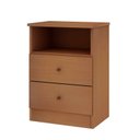 Ver imagem 2 de Mesa de Cabeceira 2 Gavetas 1 Nicho Irlanda Bege