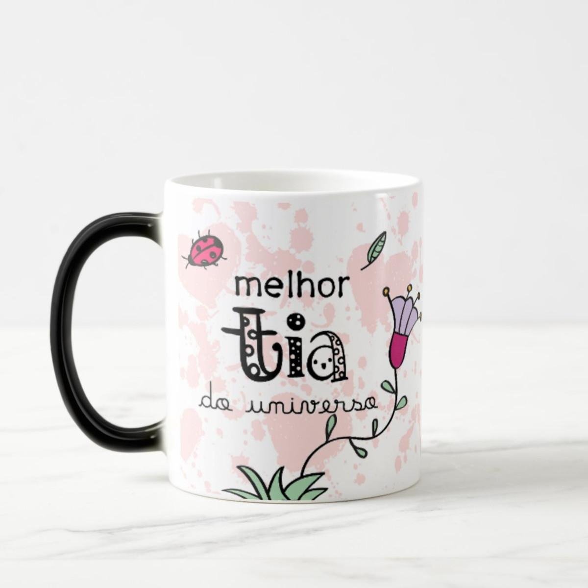 Caneca Mágica Presente Especial para Melhor Tia do Universo - 3