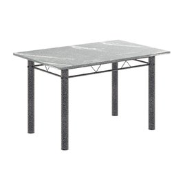 Conjunto de Mesa Tubular 120cm X 75cm Tampo Granito Topázio com 4 Cadeiras Lara - 4
