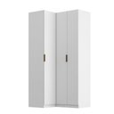 Ver imagem 2 de Guarda-Roupa de Canto Reto 100% MDF 3 Portas Mdf Altezza Clean